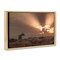 Stupell Industries Faded Sunset with Horse Framed Floater Canvas Wall Art Design by Nathan Larson